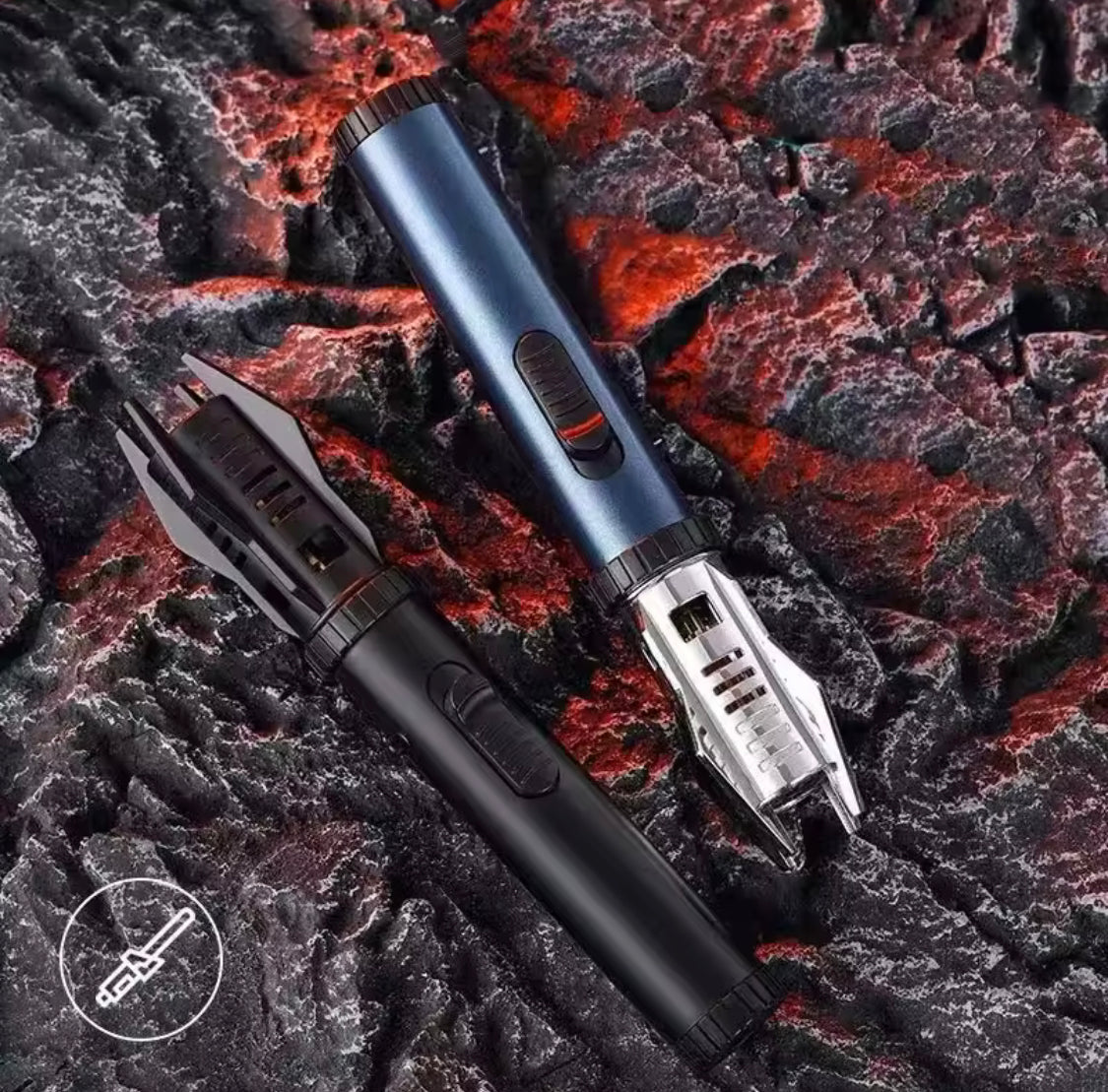 Refillable Cigar Torch Lighter, Kitchen Flame Ignition Lighter, Refillable Jet Turbo Gas Lighter, Cigar Cigarettes Lighters, BBQ Candle Baking Inflatable Storm Flame Smoking Gadget Refillable Cigar Torch Lighter, Kitchen Flame Ignition Lighter, Refillable Jet Turbo Gas Lighter, Cigar Cigarettes Lighters, BBQ Candle Baking Inflatable Storm Flame Smoking Gadget